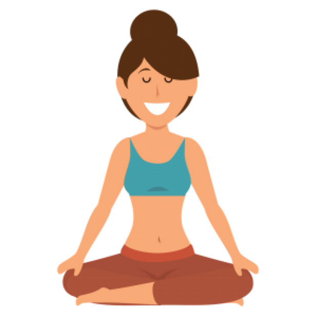 animated smiling woman